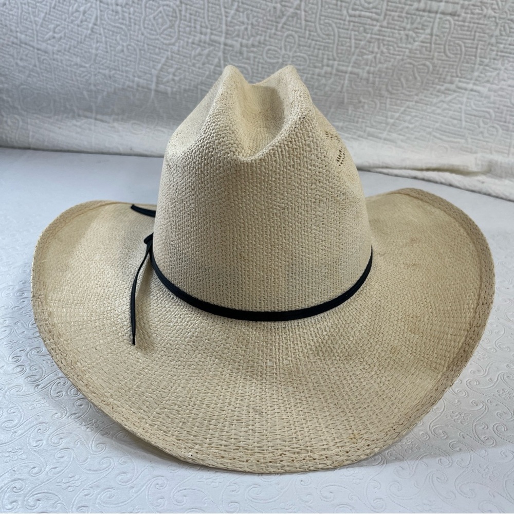 Scott Colburn Saddlery Vintage Western Cowboy Hat Genuine Bangora Size 7 3/8 - Picture 4 of 16